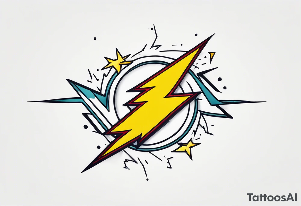 (flash of) lightning tattoo idea