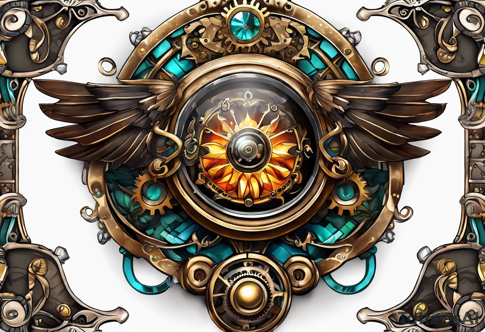 Steampunk tattoo idea