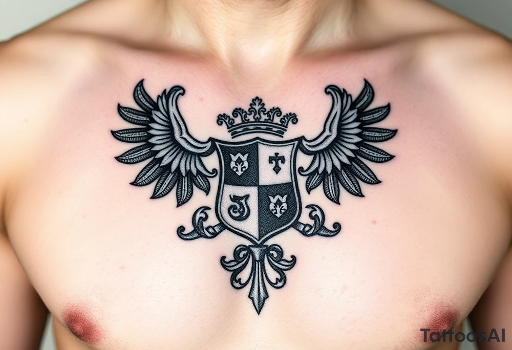 Smith, Irish family crest very intricate tattoo idea