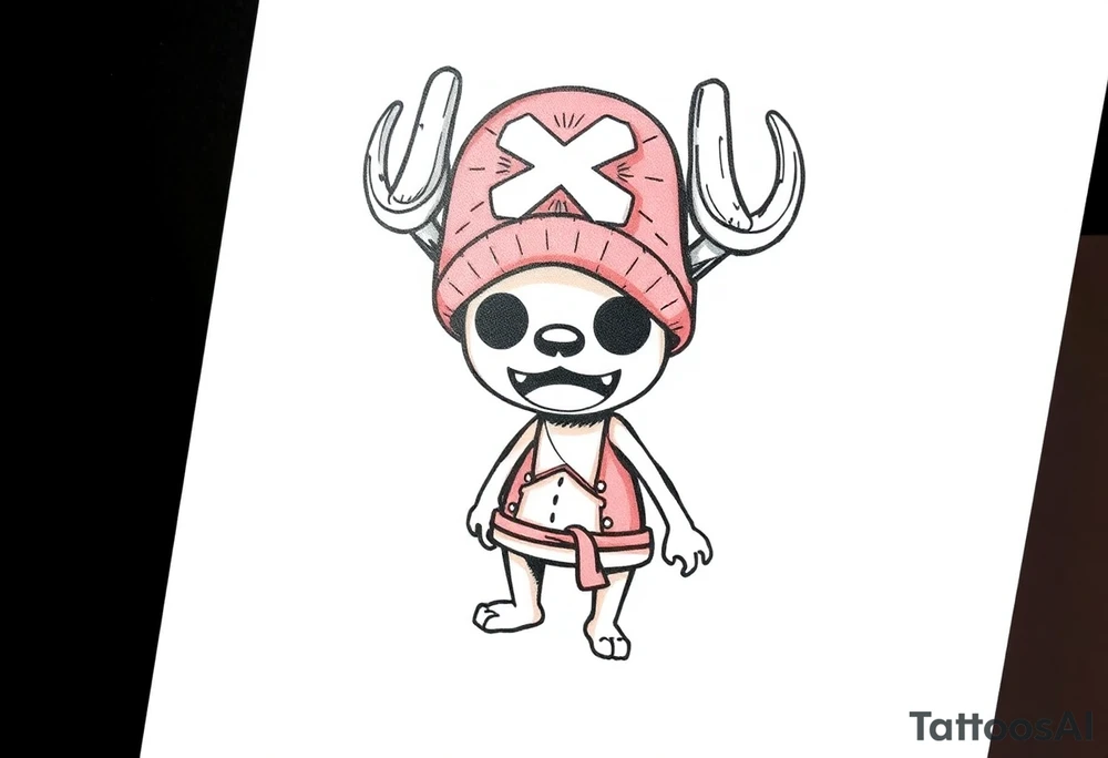 tony tony chopper from One Piece tattoo idea