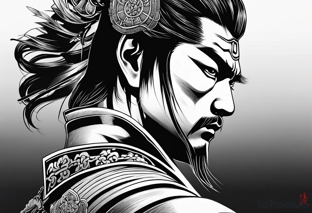 A samurai tattoo idea