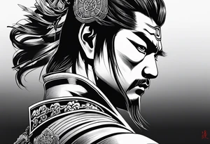 A samurai tattoo idea