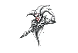 Jester tattoo idea