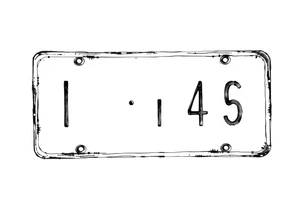 License plate tattoo idea