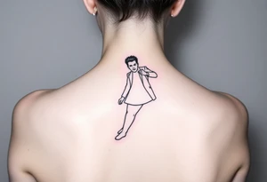 Rick Astley Never Gonna Give You Up Dance Pose tattoo idea