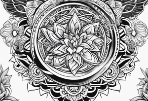 venezuela style tattoo for chest tattoo idea