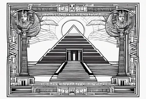 Gates of heaven,Egyptian tattoo idea