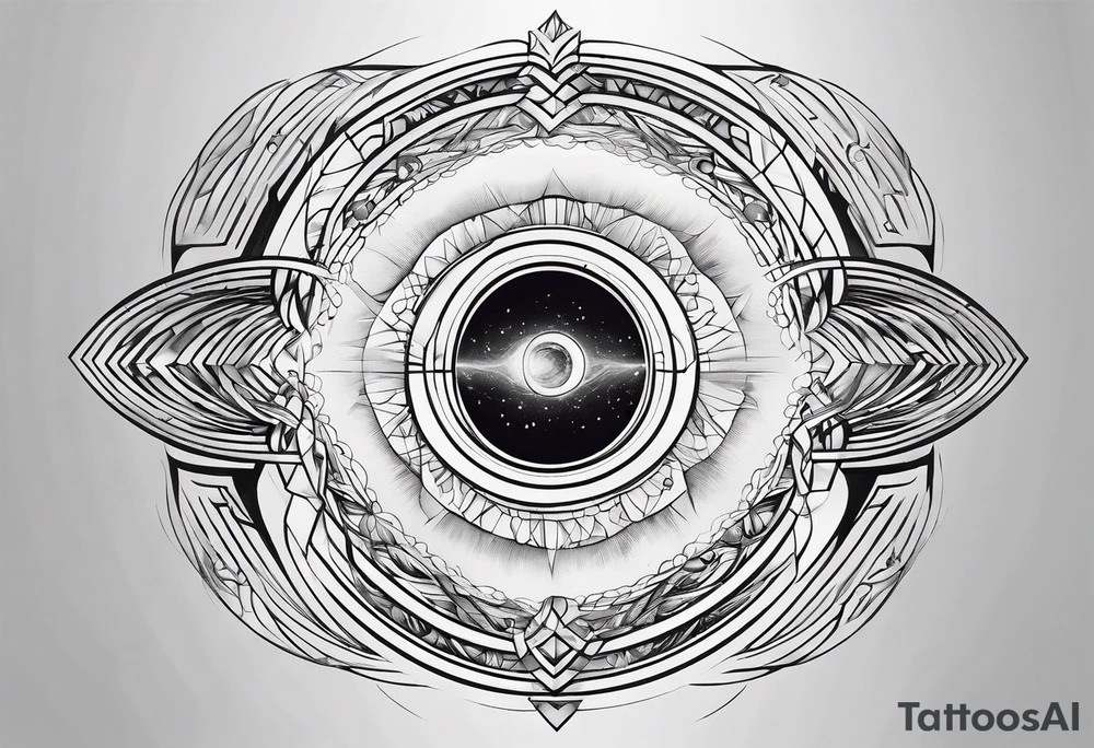 Wormhole tattoo idea