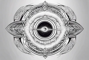 Wormhole tattoo idea