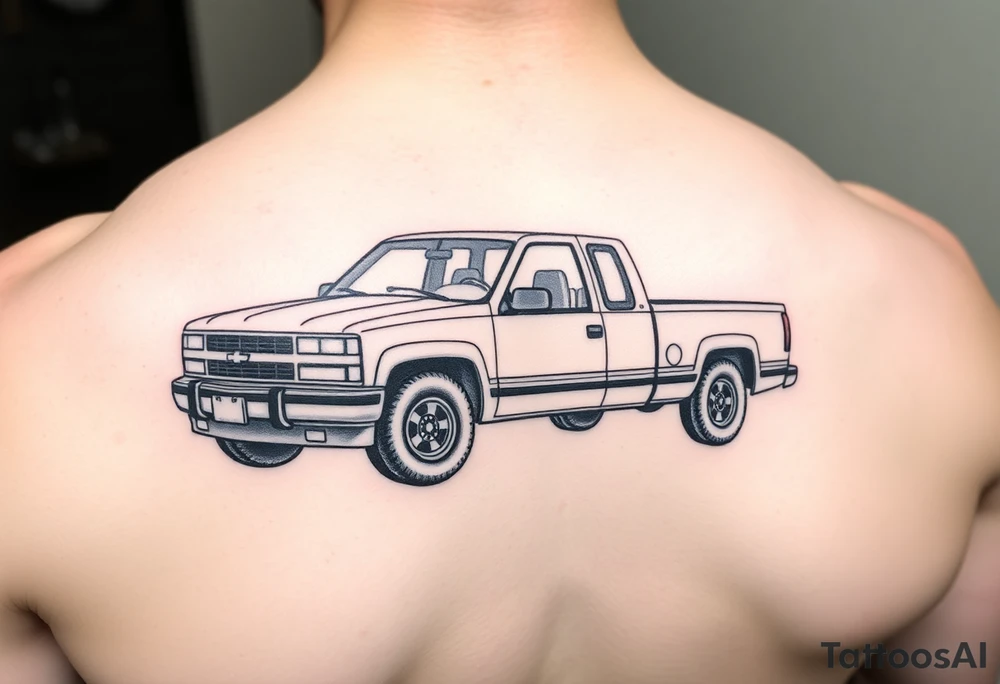 1993 Chevy Silverado 1500 tattoo idea