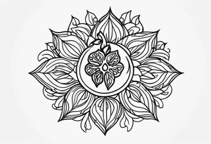 strength, small, nuanced, pomegranate, elegant, armenian, sun, lenghty tattoo idea