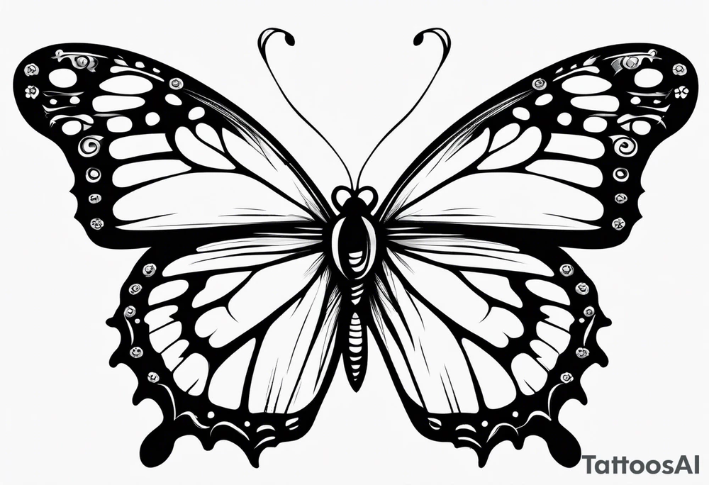 Butterflies tattoo idea