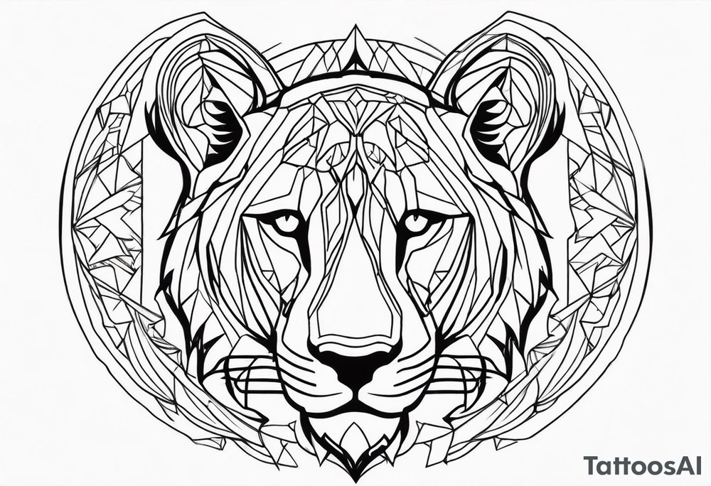 lioness tattoo idea