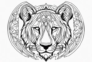 lioness tattoo idea