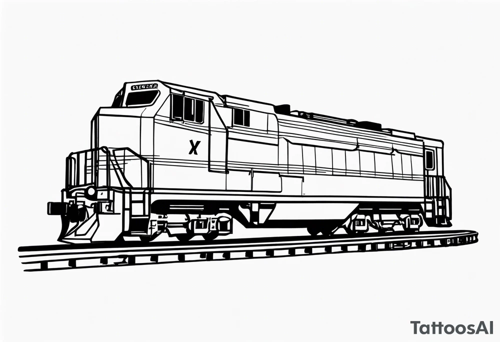 CSX train car tattoo idea