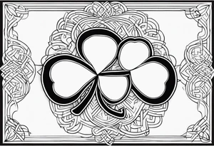 celtics clover tattoo idea