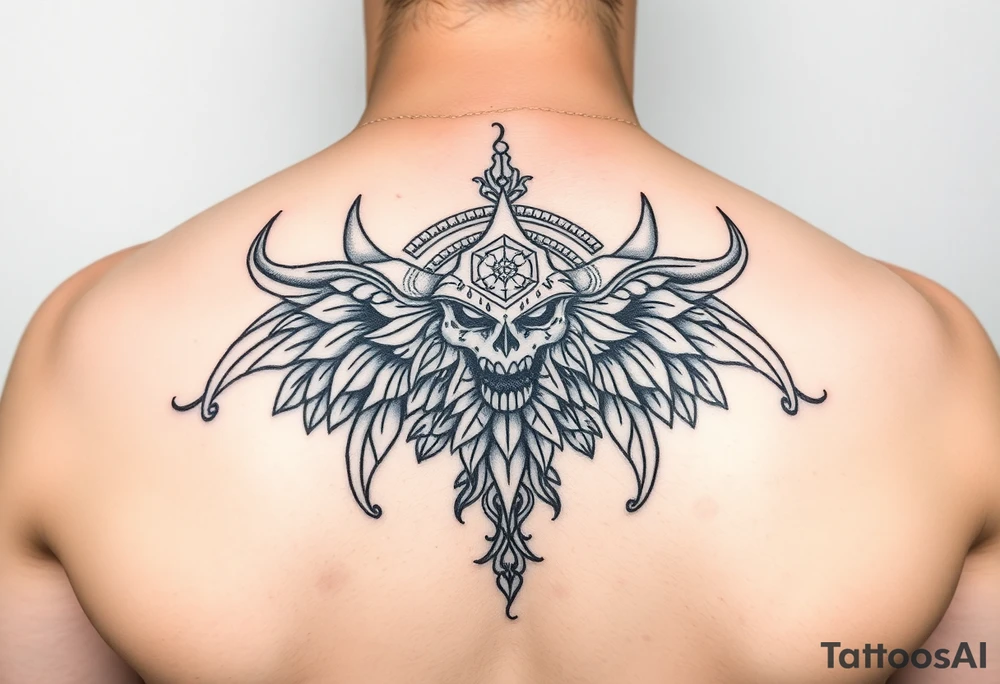 mandala tyylinen tatuointi käsivarteen jossa orn
amnetaallisia kuvioita viking tyylillä tattoo idea