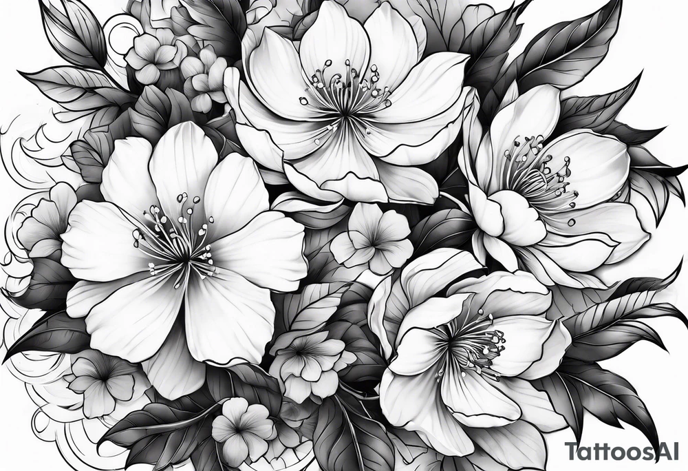 sakura tattoo idea