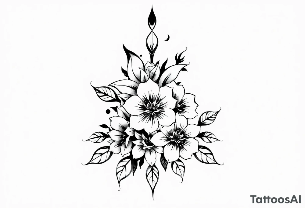 Flowers tattoo idea