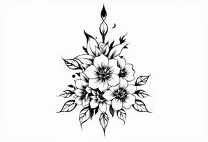 Flowers tattoo idea