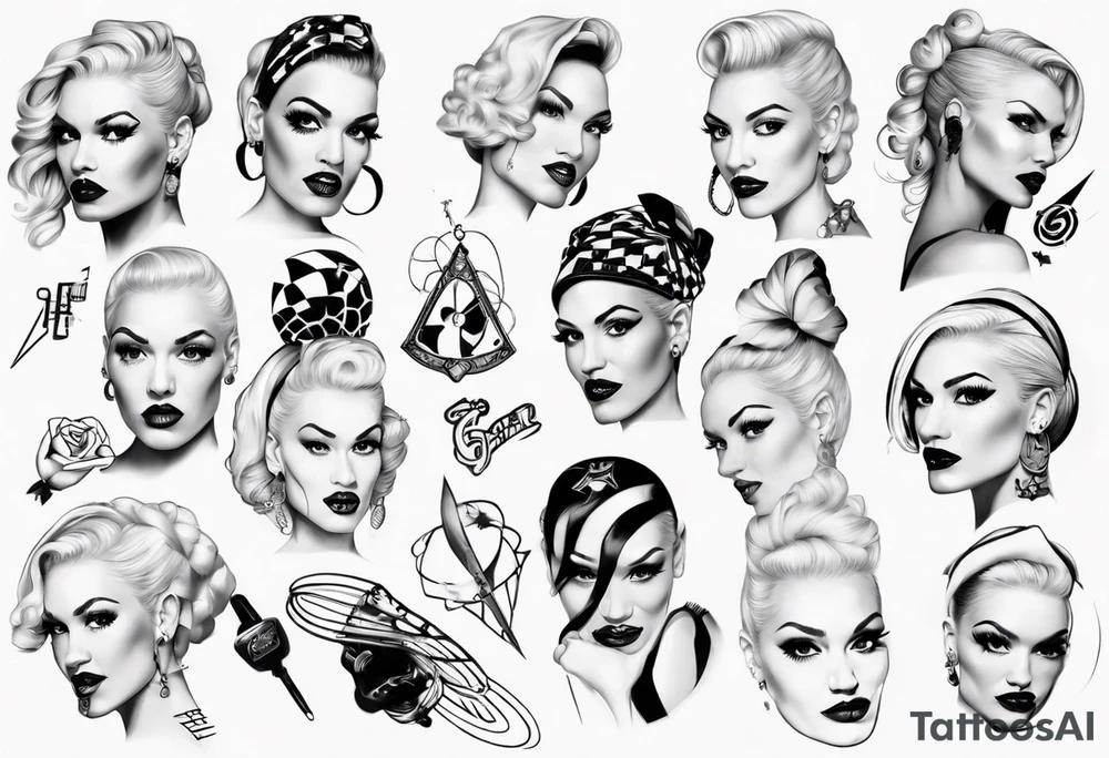 gwen stefani tattoo idea