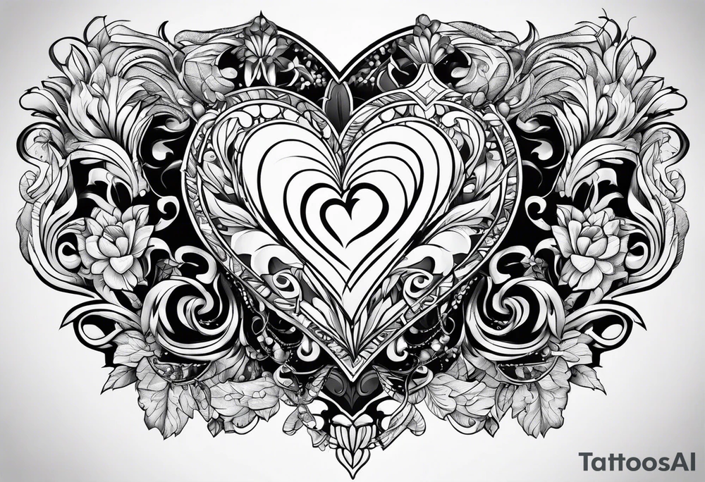 heart tattoo idea