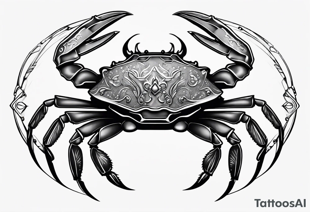 Crab Arrow tattoo idea