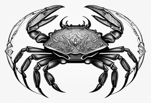 Crab Arrow tattoo idea