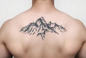 tre cime dolomites tattoo idea