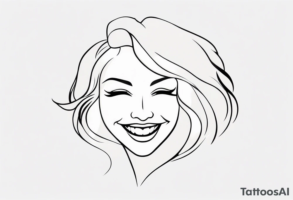 smile tattoo idea