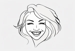 smile tattoo idea