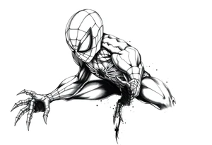spiderman tattoo idea