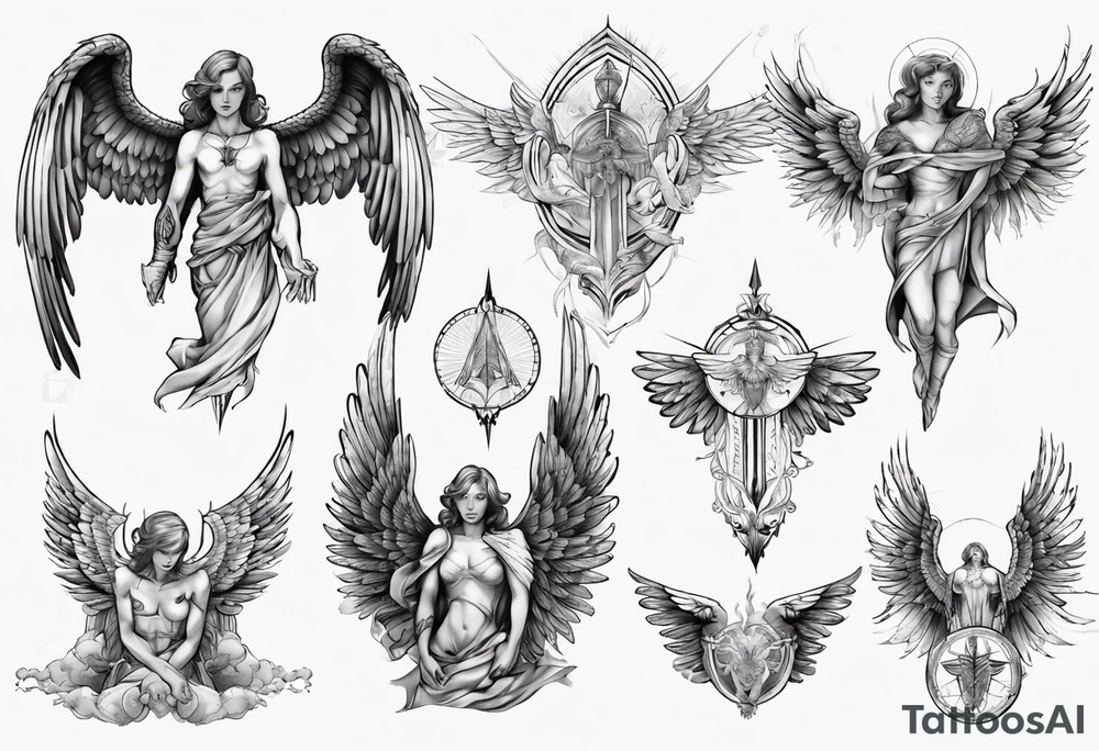 Archangel tattoo idea
