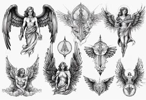 Archangel tattoo idea