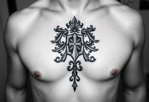 Smith, Irish crest. Mideval style.
Full chest tattoo idea tattoo idea