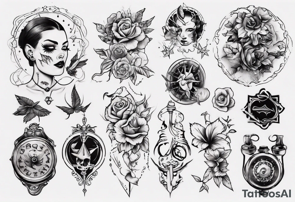 Female tattoo idea