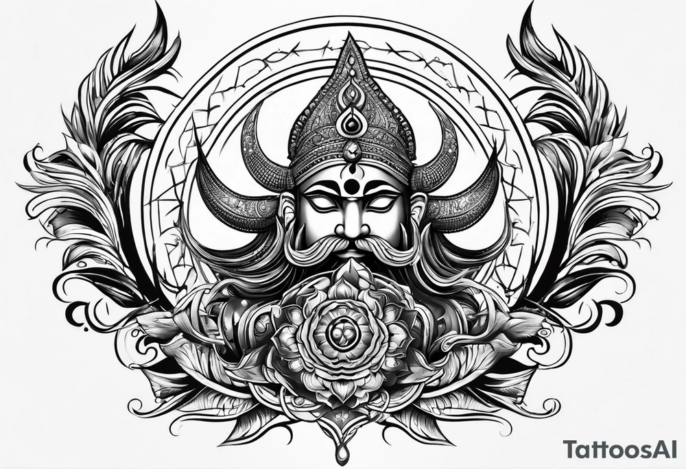 Trident(trishul) tattoo idea