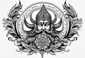 Trident(trishul) tattoo idea