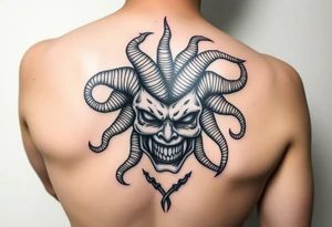 powerful medusa for women. Simple but intricate. The number 13 somewhere in the tattoo. The mouth covered or taped. Throw a little virgo in there tattoo idea
