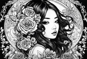 Beautiful body horror tattoo idea