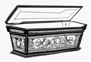 Coffin tattoo idea