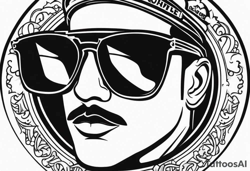 sunglasses Officer tattoo idea