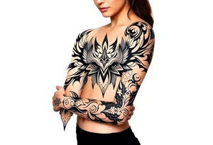 shaman mystical tattoo idea