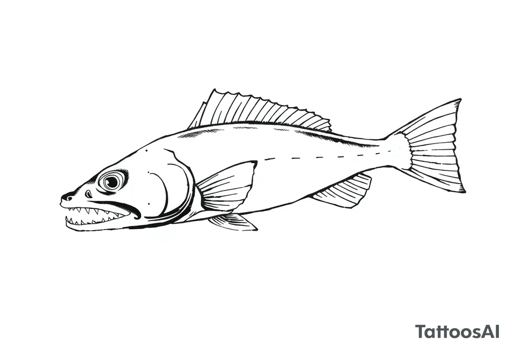 Flathead catfish tattoo idea