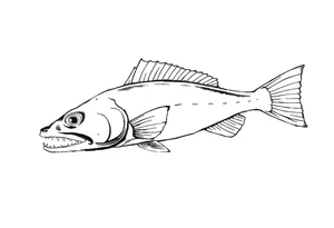 Flathead catfish tattoo idea