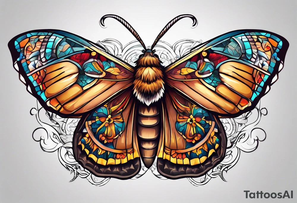 Moth in Colorado tattoo idea