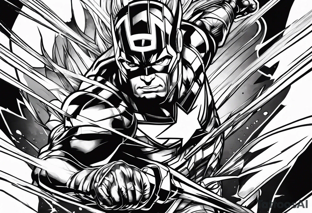 Marvel comics tattoo idea