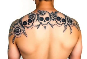 Arm sleeve with day of the dead marlyin Monroe Louie vution signs everywhere roses skulls dead dolls tattoo idea