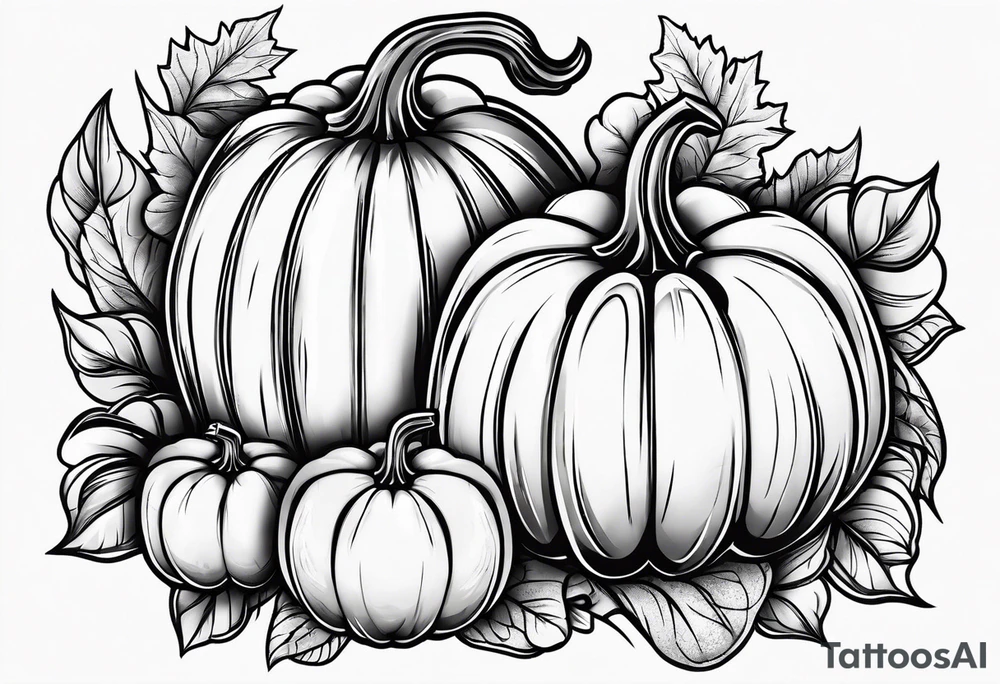 Pumpkin tattoo idea