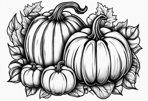 Pumpkin tattoo idea
